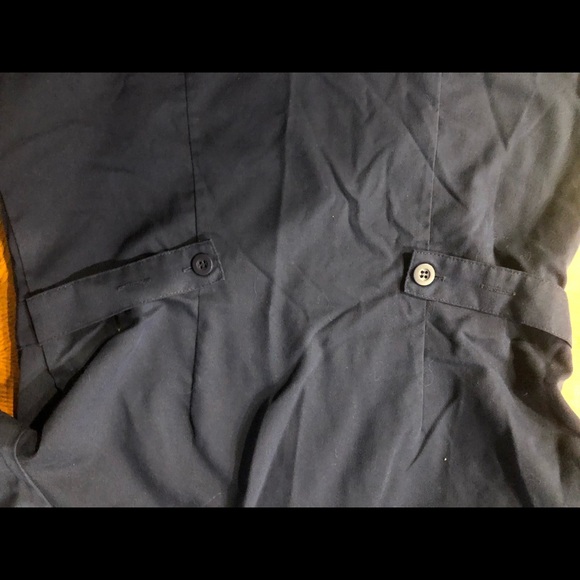 Navy Greys Anatomy scrub top with flattering adjustable waist detail! - Picture 3 of 3